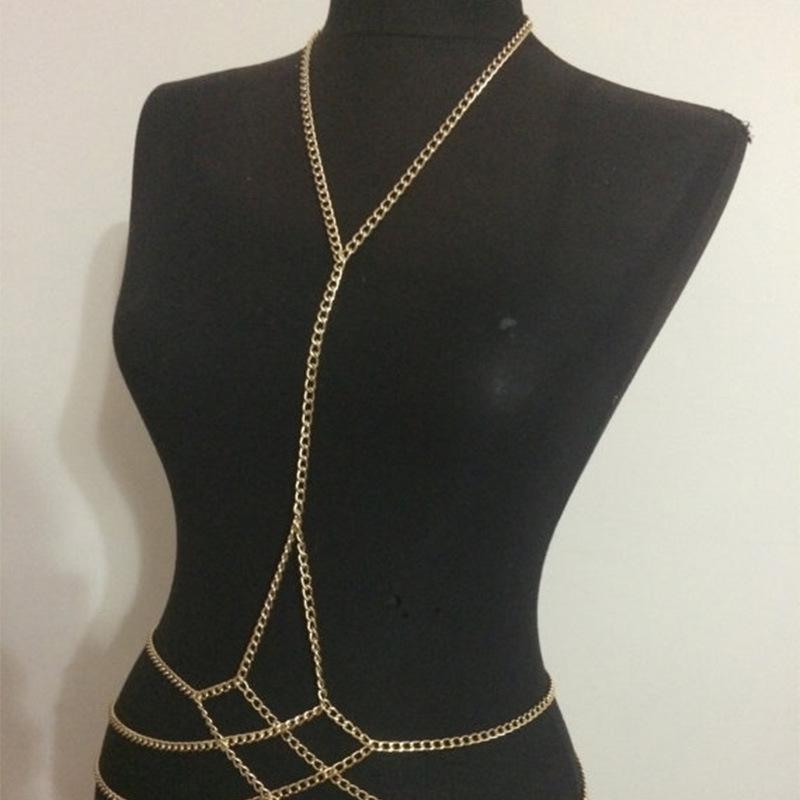 Sexy Chain Body Chain Waist Chain Integrated Chain Simple Fashion Jewelry