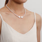 Jewelry Versatile Imitation Baroque Love Pearl Necklace Female Ins Beaded Necklace Niche Design