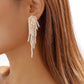 E11134 Bohemian Leisure Vacation Tassel Earrings Beaded Geometric Atmosphere Star Sequin Earrings Female