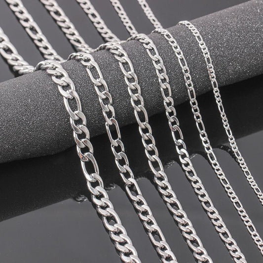 Taobao Tmall stainless steel three to one NK chain necklace cold fashion titanium steel jewelry