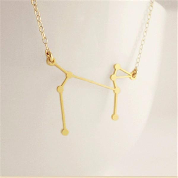 Fashionable Jewelry Zodiac Necklace Zodiac Pendant Christmas Gift