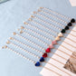 Jewelry glasses chain hanging neck mask anti-lost rope dual-use light skin creative double heart pearl chain