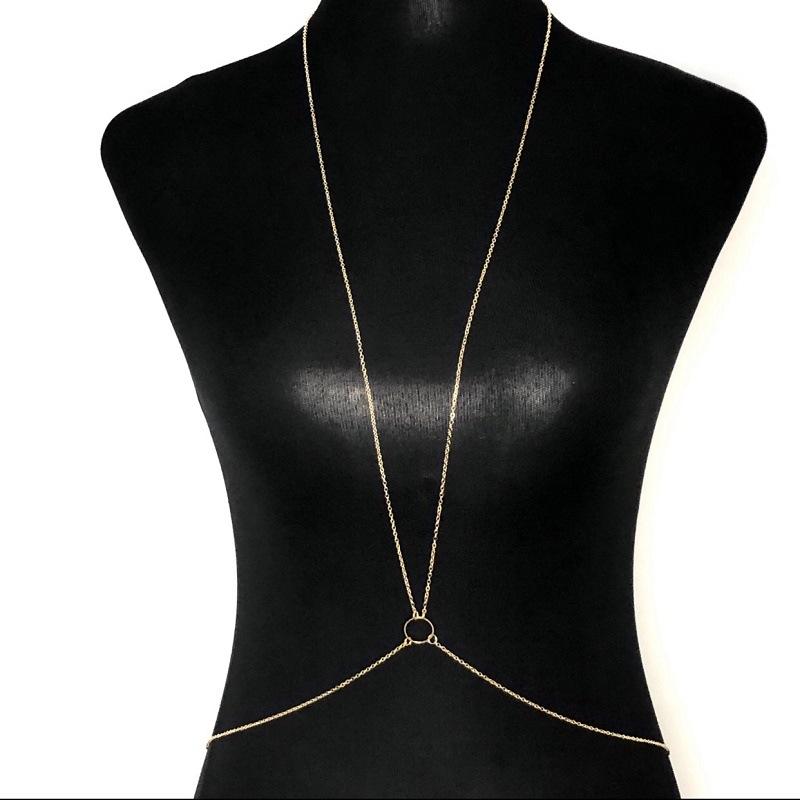 Jewelry fashion geometric body chain street shooting beach one chain sexy simple body chain female