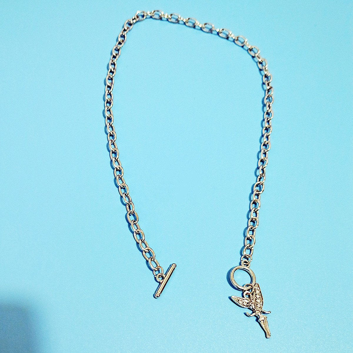 Valentine's Day Creative Micro-set Pendant Elf Angel Necklace Earrings Set Chain