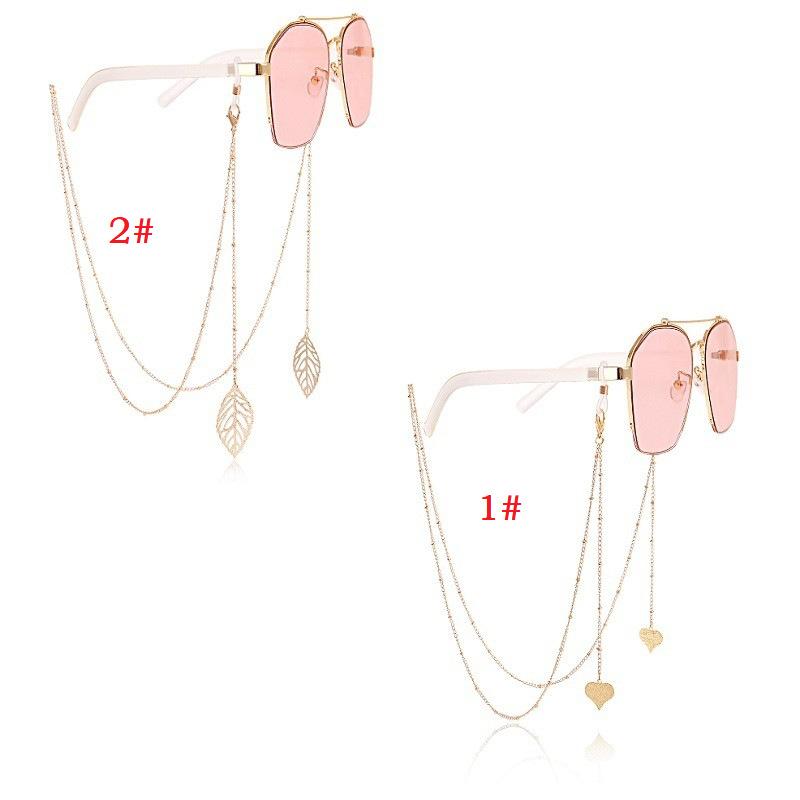 Jewelry Long Tassel Love Leaves Pendant Glasses Chain Accessories Mask Hanging Chain