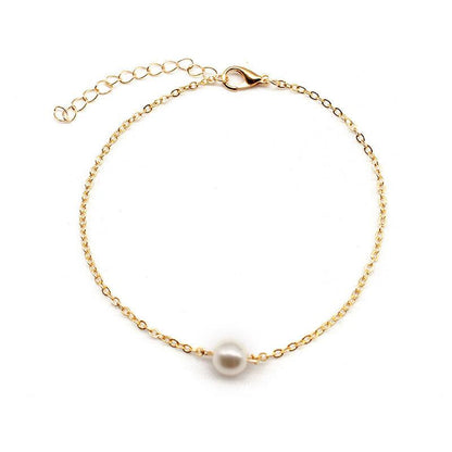 Accessories Beach Pearl Anklet Female Simple Fashion Creative Foot Decoration Ankle Chain