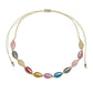 Jewelry Drip Oil Painted Alloy Shell Necklace Bohemian Braided Shell Bracelet
