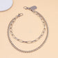 Jewelry personality U-shaped thick chain all-match waist chain simple hip-hop small square brand fashion retro waist chain