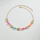 Bohemian Alloy Shell Necklace Fashion Polymer Clavicle Chain Necklace Ladies Jewelry