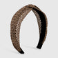 F454 Bohemian leisure vacation fashion headband weaving hollow out going out knotted creative personality headband