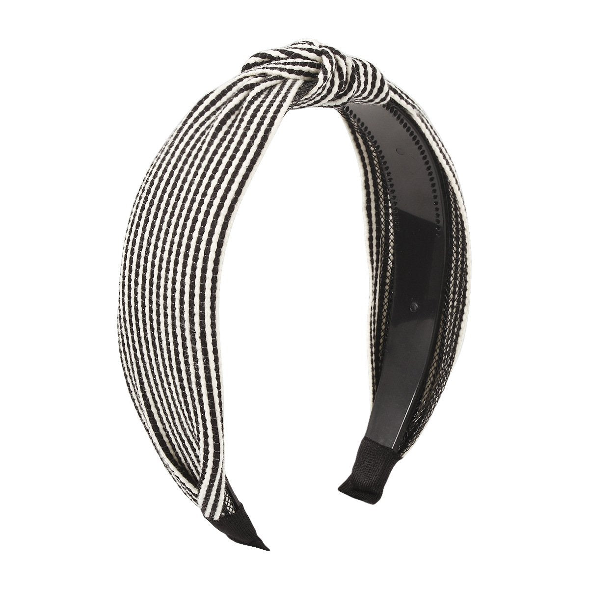 F4747 fabric net red sweet small fresh Mori headband knotted wash face go out press hair plaid simple headband