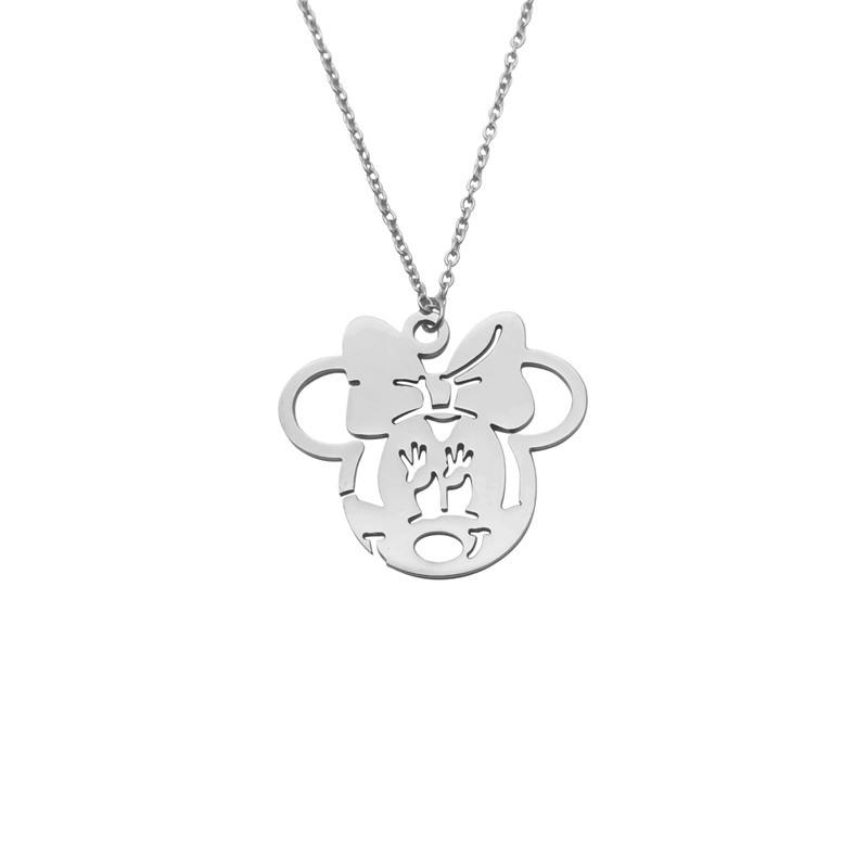 Creative Mickey Necklace Little Mouse Kitten Clavicle Chain