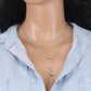 Ins hip-hop retro peach heart necklace women's multi-layer mix and match moon pendant sweater chain