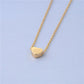 Necklace Explosive Style Heart-to-Heart Necklace Couple Peach Heart Clavicle Chain Love Memory Pendant