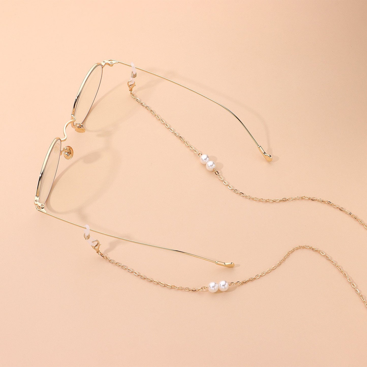 Jewelry Fashion Pearl Chain Glasses Chain Temperament Simple Popular Metal Glasses Accessories