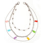 Ornaments, trendy girl, sweet six-color transparent jelly bear, three-layer waist chain, pants chain