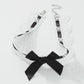 N9635 Fashion Temperament Short Necklace Lace Bow Simple Necklace Neck Fabric Creative Necklace