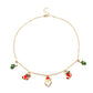 Jewelry Christmas Series Snowman Sock Pendant Necklace Ladies Simple Fashion Short Money Jewelry