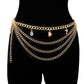 Ornament Christmas element pendant accessories belt pants chain fashion all-match Christmas gift waist chain