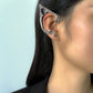 Jewelry sweet cool dark wild elf earrings retro creative Halloween outline ear clip female