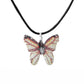 Creative Personality Necklace Painted Butterfly Plating Leaf Jewelry