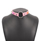 N9623 Jewelry Simple Leather Metal Buckle Collar Night Personality Flower Necklace Female