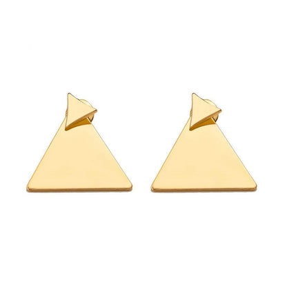 Earrings Simple Alloy Sequin Earrings Geometric Triangle Earrings