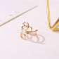 ins fashion ear clip double line personality no ear hole ear bone clip creative geometric spiral earring men and women earrings