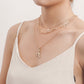 Jewelry ins hot girl daisy flower snake-shaped pendant necklace female Chinese pastoral suit necklace