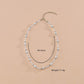 Fashion Imitation Pearl Necklace Simple Temperament Transparent Crystal Clavicle Chain Necklace Jewelry