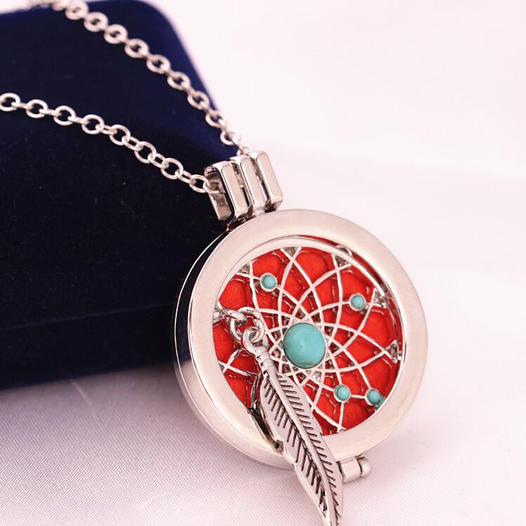 Jewelry necklace essential oil diffuser aromatherapy necklace alloy diamond long sweater chain