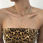 N8251 Personality Bubble Bead Pendant Chain Simple Double Layer Snake Bone Chain Necklace Creative Diamond Temperament Necklace