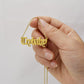 Crybaby Necklace Simple Creative Ancient English Alphabet Necklace Female