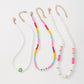 N9613 Multi-layer Color Rice Bead Necklace Geometric Pearl Temperament Necklace Fashion Personality Creative Necklace Women