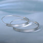 Fashion OL semi-circle circle ins geometric earrings simple atmospheric texture versatile earrings