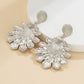 Jewelry fashion personality metal three-dimensional goldfish earrings trend simple several shield earrings women