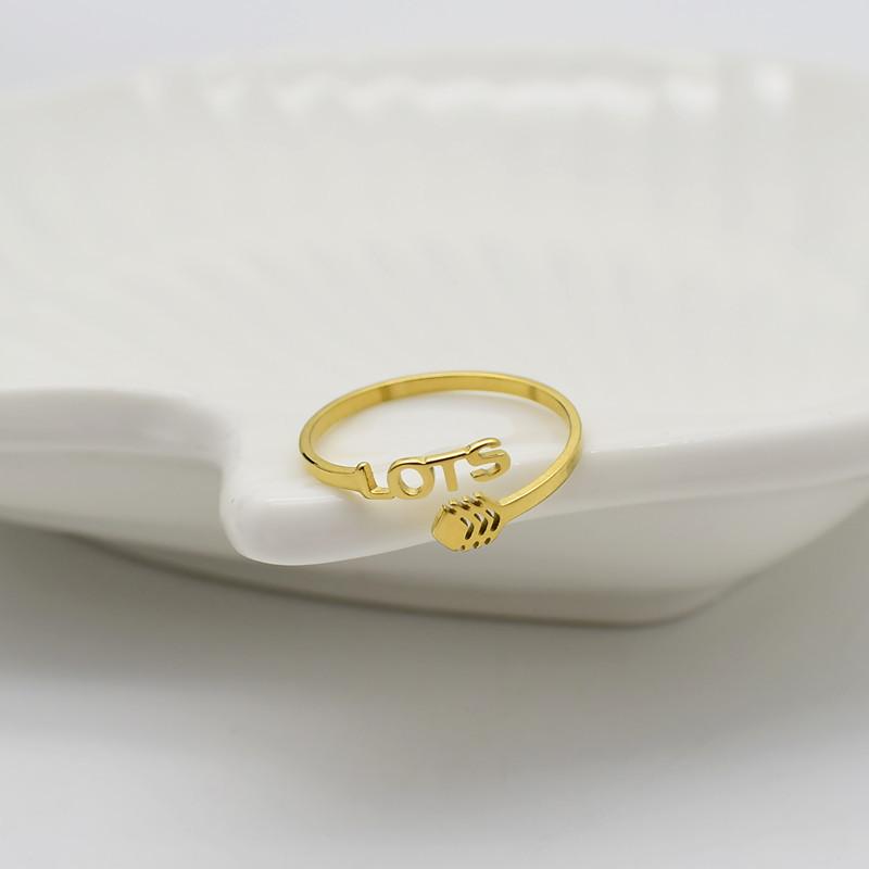 Retro Small Letter Arrow Ring Women's Small Fresh Titanium Steel Arrow Piercing Heart Ring