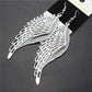 Multi-layer Hollow Angel Wings Earrings Ladies Vintage Frosted Earrings