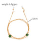 Mask hanging chain glasses chain imitation pearl mask chain color zircon metal glasses chain