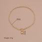 Fashion Alloy Peach Heart Pendant Necklace Simple CCB Imitation Pearl Necklace Accessories