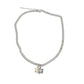 Simple color contrast flower necklace female niche design ins hip hop sweater clavicle chain trendy sweater chain