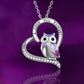 Explosive Pendant Necklace Women's Fashion Alphabet Necklace ILoveYou Heart Owl Jewelry