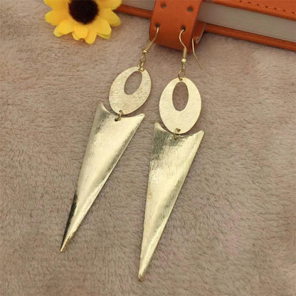 Arrow exaggerated earrings creative glamorous long earrings stage performance jewelry earrings