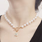 Jewelry padlock micro-inlaid diamond butterfly beaded necklace female hot girl ins hot product niche design sense