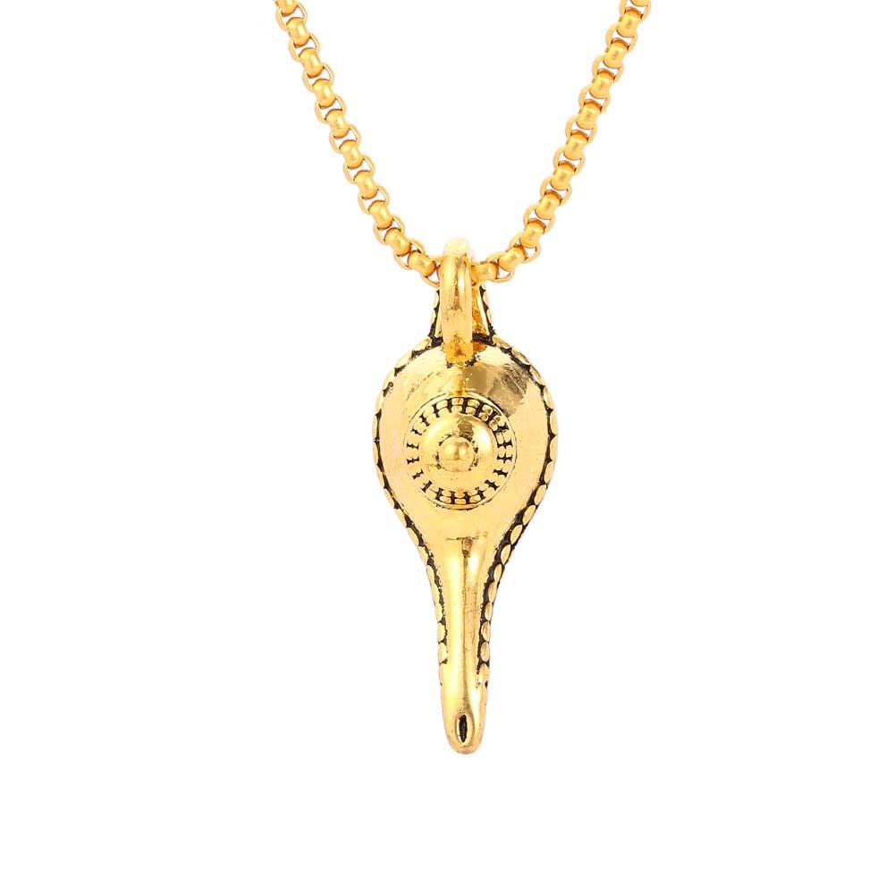 Fashion Jewelry Creative Aladdin Magic Lamp Pendant Hip Hop Necklace