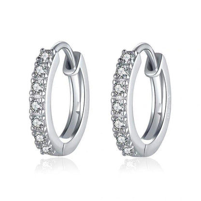 Fashion Zircon Earrings Exquisite Crystal Stud Earrings Jewelry