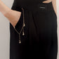 Jewelry cool metal seahorse tassel pendant pants bag accessories ins temperament all-match pants bag chain female