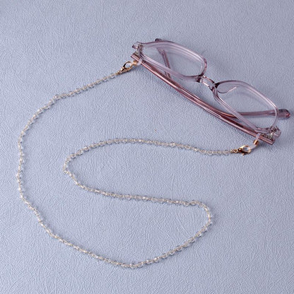 Jewelry mask lanyard anti-drop anti-lost hanging chain glass bead glasses anti-lear mask rope