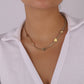 1168 Minority Net Red Necklace Snake Bone Chain Heart Cold Necklace Simple Sweet and Spicy Metal Necklace Female