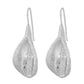 E1356 Jewelry Geometric Irregular Leaf Earrings Hong Kong Exaggerated Trendy Metal Earrings Female
